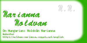 marianna moldvan business card