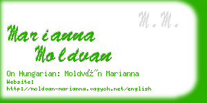 marianna moldvan business card